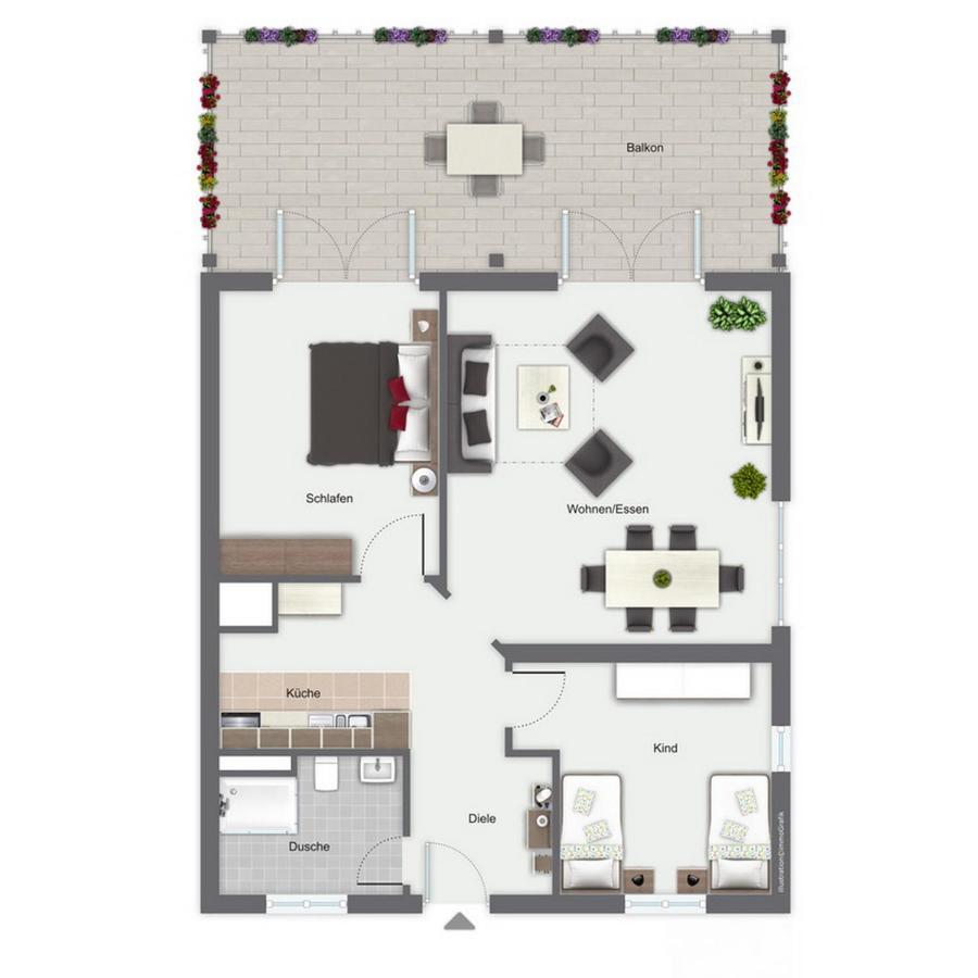Likedeeler II Wohnung 01 볼텐하겐 외부 사진